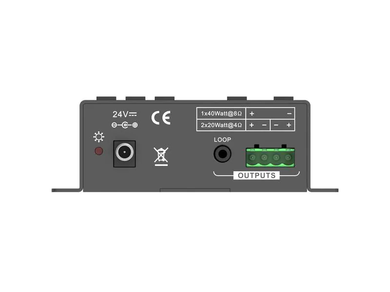 PureLink Audioverstärker PT-AA220 2 x 20W (Class D), Art: Verstärker, Schnittstellen: 2,5 mm Klinke, Cinch