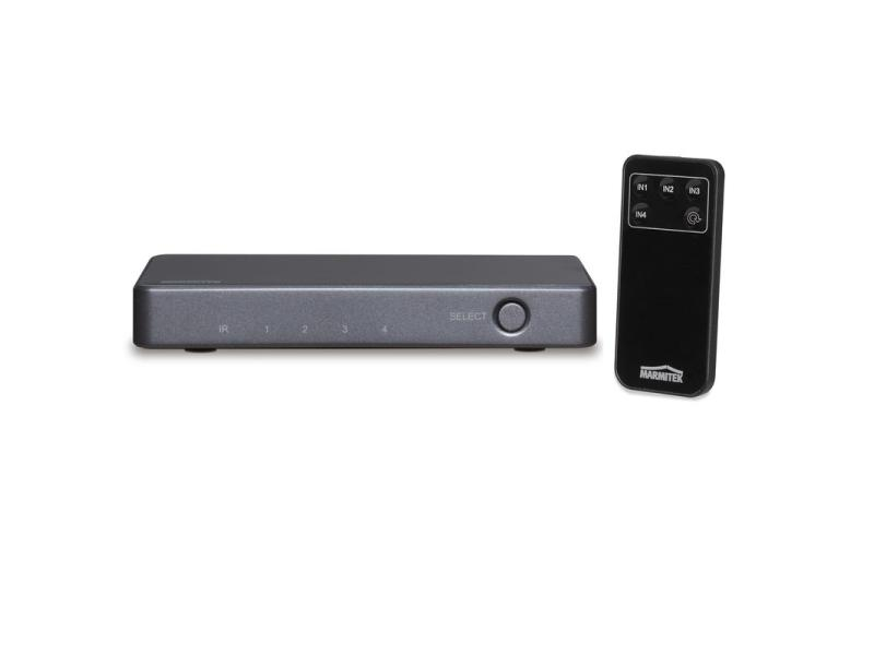 Marmitek Umschalter Connect 620 HDMI, Anzahl Eingänge: 4 ×, Anzahl Ausgänge: 1 ×, Anschluss Seite A: HDMI, Anschluss Seite B: HDMI