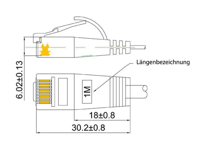 Wirewin Slimpatchkabel Cat 6, UTP, 1.5 m, Schwarz, Farbe: Schwarz, Form: Flach, Zusatzfunktionen: Mit Klinkenschutz, Längenaufdruck auf Stecker, Länge: 1.5 m, Anschlüsse LAN: RJ45 - RJ45, Produkttyp: Slimpatchkabel