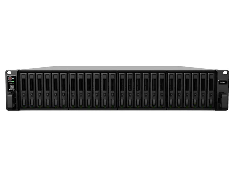 Synology NAS FS6400, 24-bay 0 TB, Anzahl Laufwerkschächte: 24 ×, Speicherkapazität: 0 TB, Arbeitsspeicher erweiterbar, Schnittstellen: PCIe-Erweiterungssteckplatz; Type-A USB 3.1 Gen 1 (USB3.0); RJ-45 (1000Mbps); RJ-45 10GBase-T; RS232, RAID, Hot-Swap