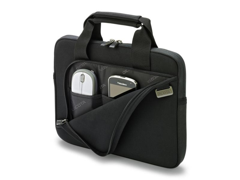 DICOTA Notebook Sleeve Smart Skin Tragemöglichkeit: Handgriff, Bildschirmdiagonale: 13-13.3 ", Farbe: Schwarz, Material: Neopren