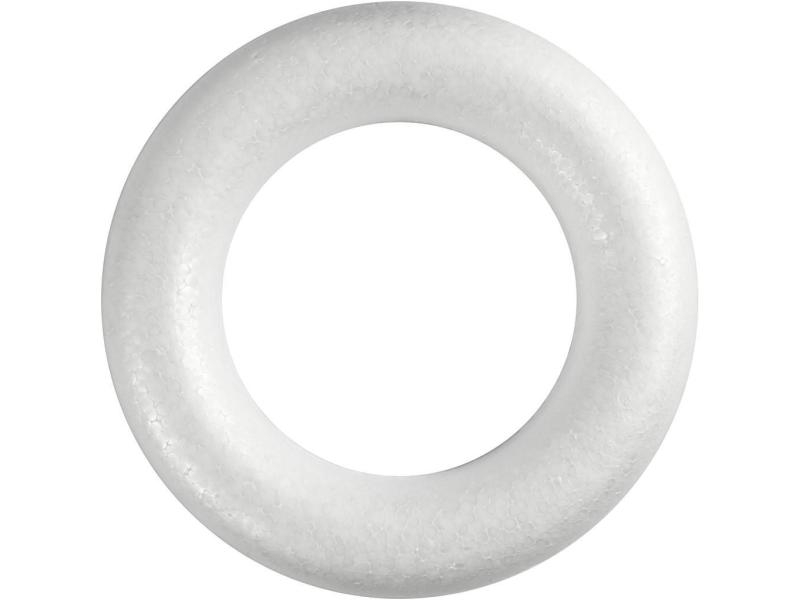 Creativ Company Styropor-Ring 30 cm, Anzahl Stück: 1, Grösse: 30 cm