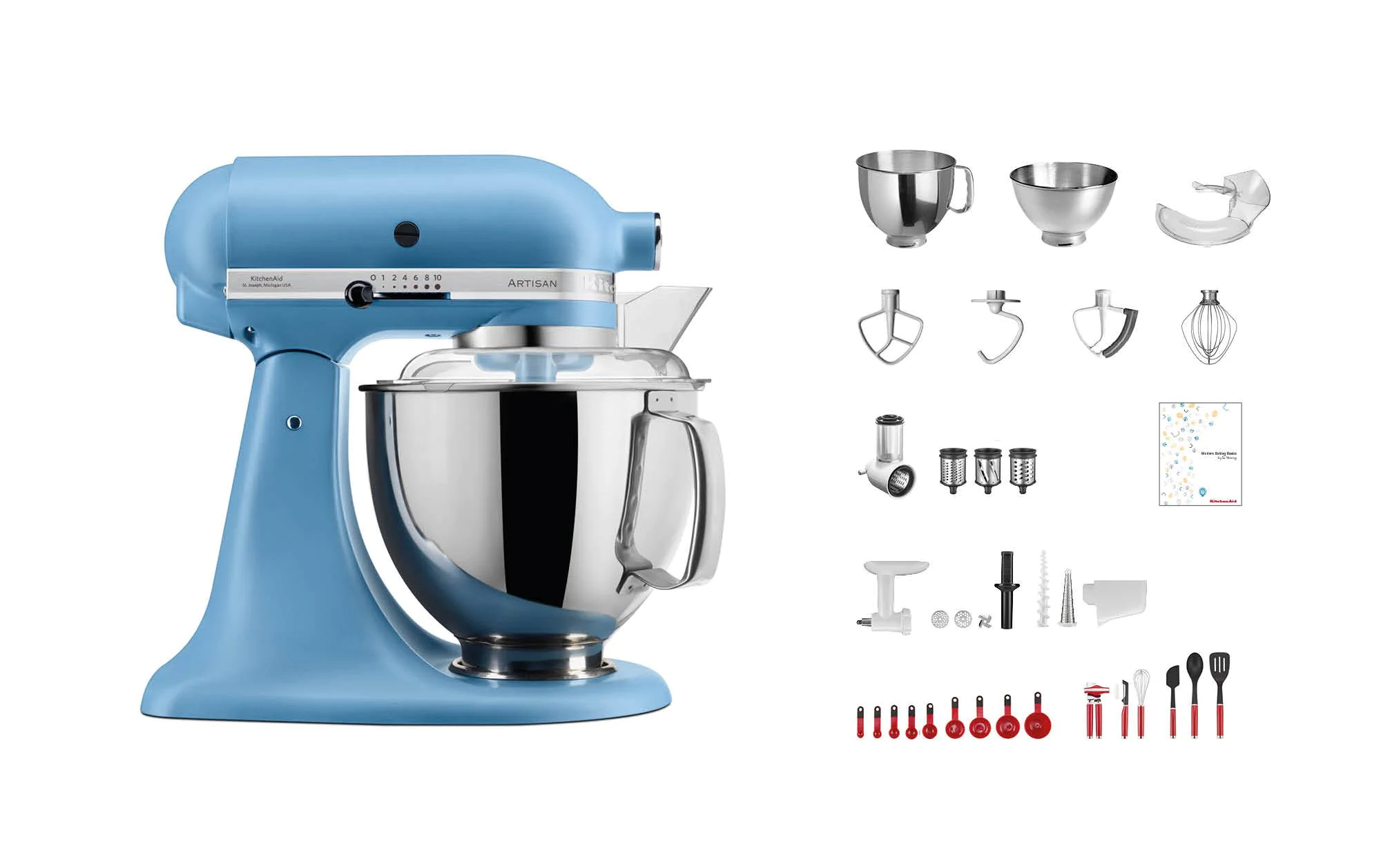 KitchenAid Küchenmaschine Artisan KSM200 Hellblau