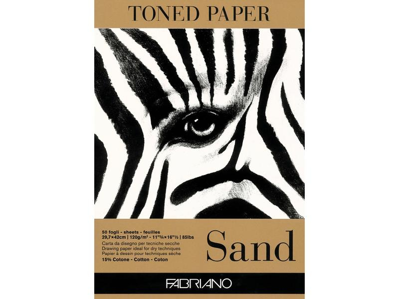 Fabriano Künstlerpapier Toned Sand A3, 50 Blatt, Papierformat: A3, Produkttyp: Künstlerpapier, Anwender: Erwachsene, Künstler