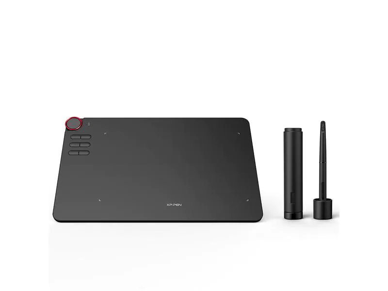 XP-PEN Stifttablet Deco 03, Aktive Arbeitsfläche: 256.32 mm x 144.18, Anzahl Druckstufen: 8192 ×, Detailfarbe: Schwarz, Schnittstellen: USB Typ A, USB Typ C, Display vorhanden: Nein, Kabellos: Ja