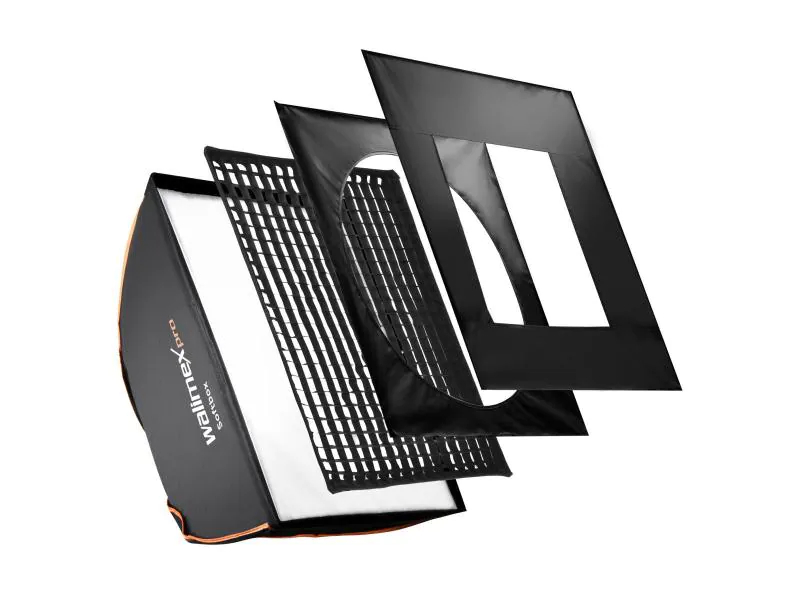 Walimex Softbox pro PLUS Orange Line 60x90, Form: Softbox