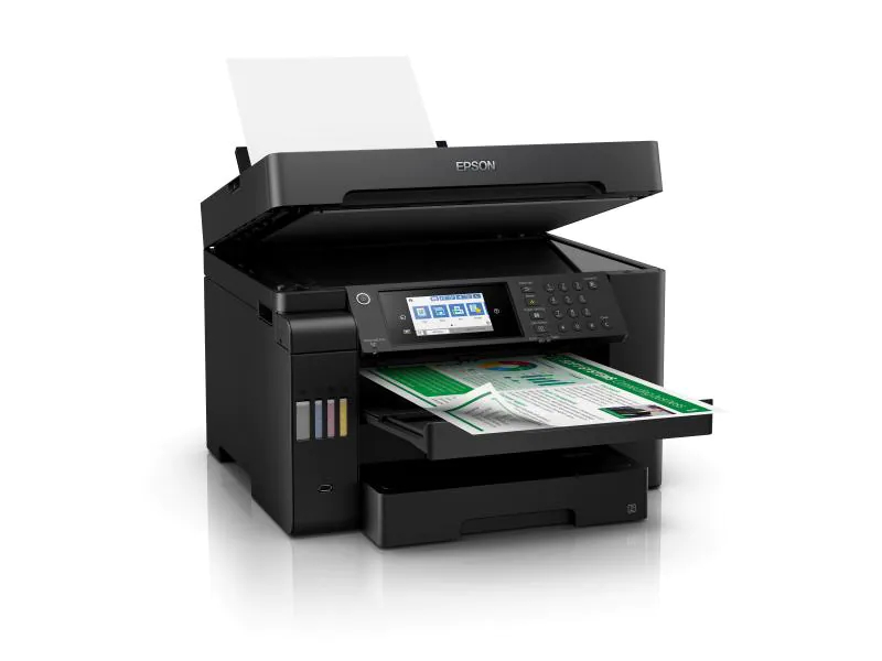 Epson EcoTank ET-16600, Farbe Tintenstrahl Drucker, A3, 32 Seiten pro Minute, Drucken, Scannen, Kopieren, Fax, Duplex und WLAN