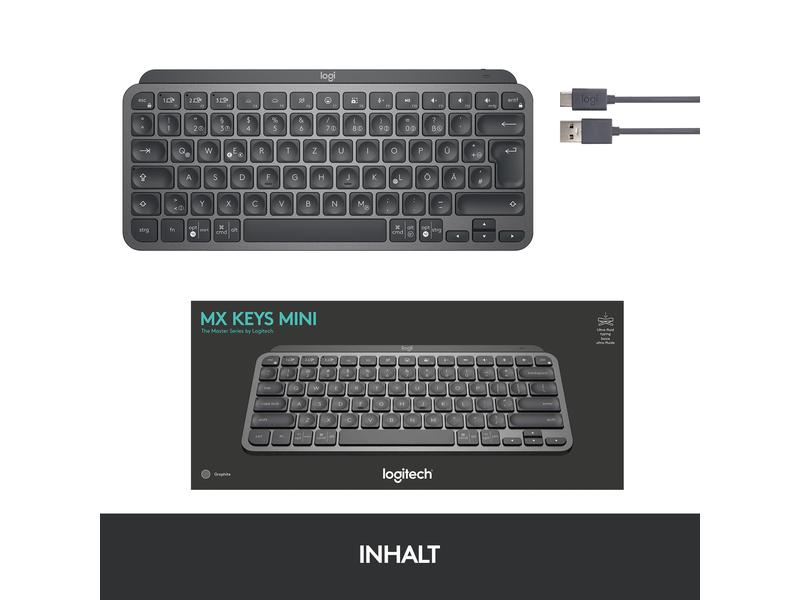 MXKEYS MINI WRLS ILLUMINATED KB GRAPHITE - CH - CENTRAL  PC SG WRLS