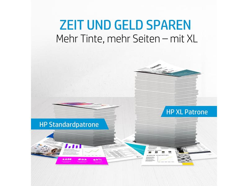 HP 302XL | Tintenpatrone mit hoher Reichweite schwarz | 480 Seiten