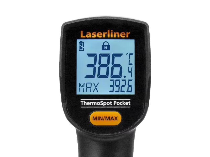 Laserliner Infrarot-Messgerät ThermoSpot Pocket, Farbe: Schwarz, Weiss, Typ: Infrarot-Messgerät, Anwendungsbereich: Temperaturmessung