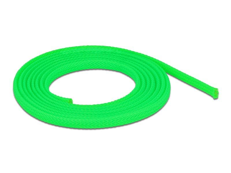 Delock Kabelschlauch dehnbar, 2 m x 6 mm Grün, Breite: 3 mm, Länge: 2 m, Produkttyp: Kabelschlauch, Ausstattung Kabelmanagement: Elastisch, Wiederverwendbar, Zuschneidbar, Verpackungseinheit: 1 Stück, Material: Polyester