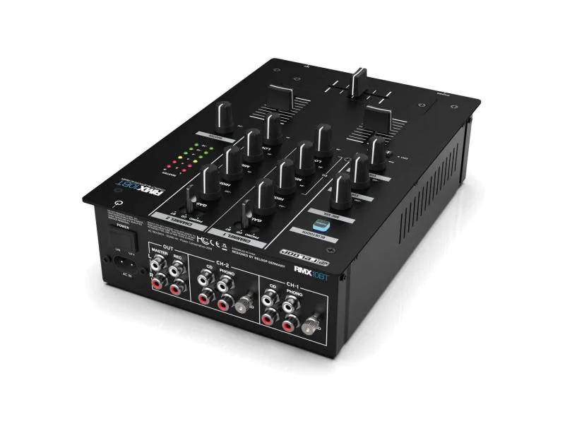 Reloop DJ-Mixer RMX-10 BT, Bauform: Clubmixer, Signalverarbeitung: Analog/Digital, Anzahl Kanäle: 2