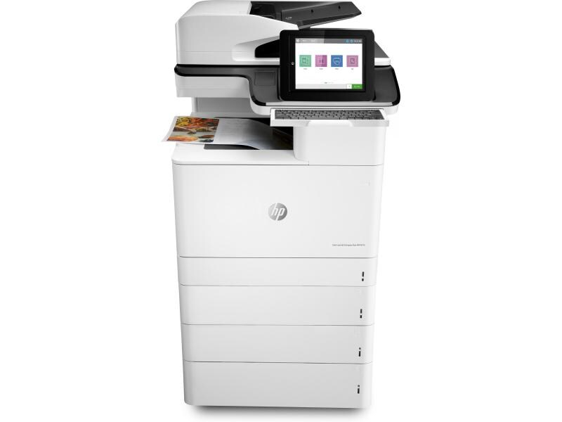 Hewlett-Packard HP Enterprise Flow M776z, Farblaser Drucker, A3, 46 Seiten pro Minute, Drucken, Scannen, Kopieren, Fax, Duplex und WLAN