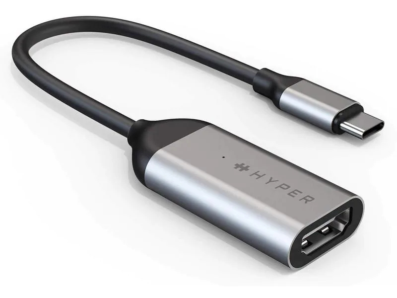 HYPER Adapter 4K USB Type-C - HDMI, Kabeltyp: Adapter, Videoanschluss Seite A: USB Type-C, Videoanschluss Seite B: HDMI