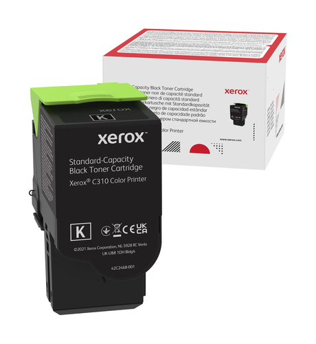 XEROX C310 BLACK STANDARD CAPACITY TONER CARTRIDGE (3000 P  MSD NS SUPL