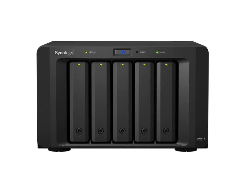 Synology NAS-Erweiterungsgehäuse DX517 5-bay, Anzahl Laufwerkschächte: 5 ×