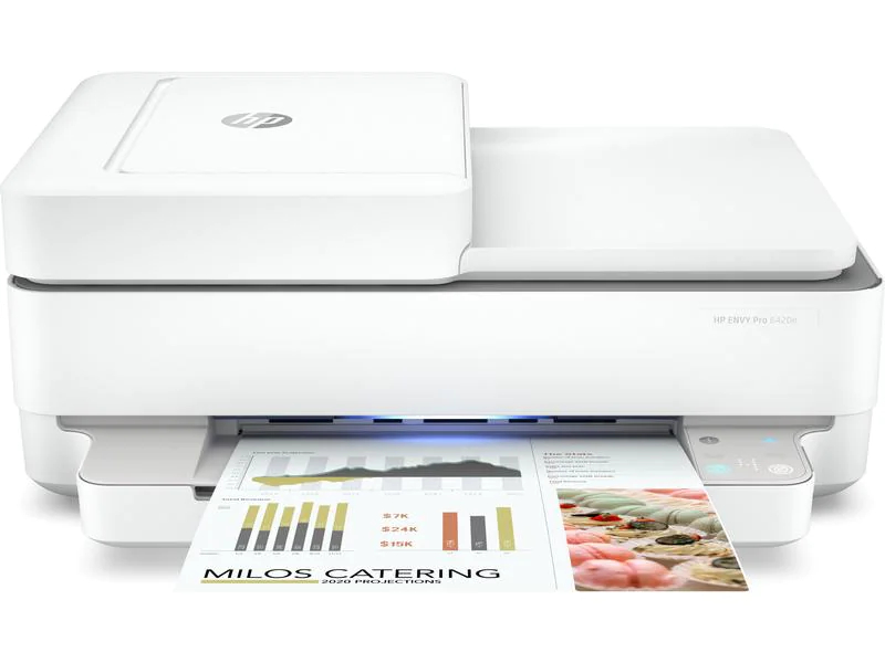 HP ENVY Pro 6420e AiO Printer - Cement / with +6 months Instant Ink included
