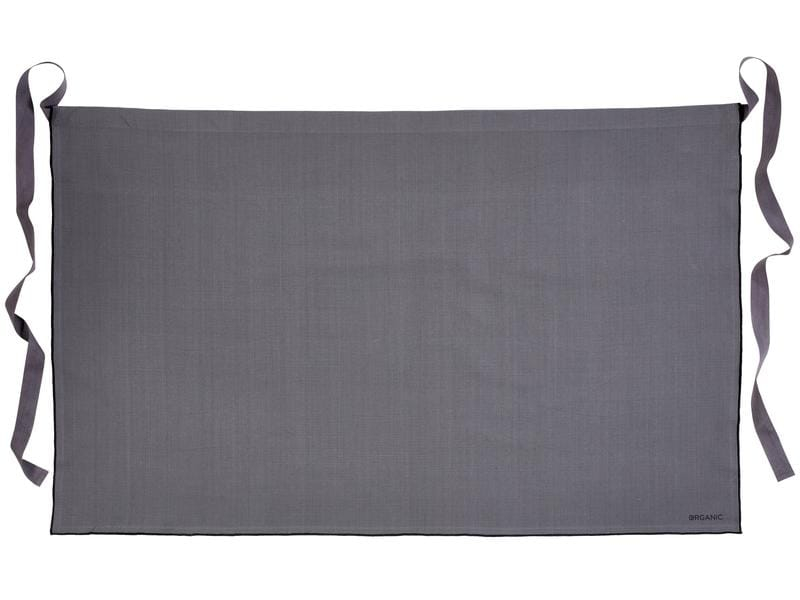 Södahl Kochschürze Organic 70 x 108 cm, Grau/Schwarz