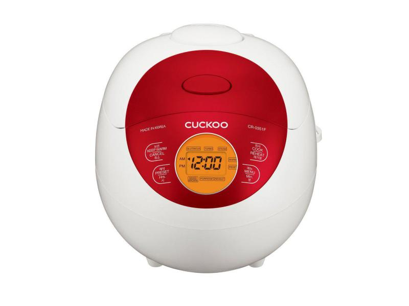 Cuckoo Reiskocher CR-0351F 0.54 l, Farbe: Weiss, Leistung: 425 W, Warmhaltefunktion, Volumen: 0.54 l