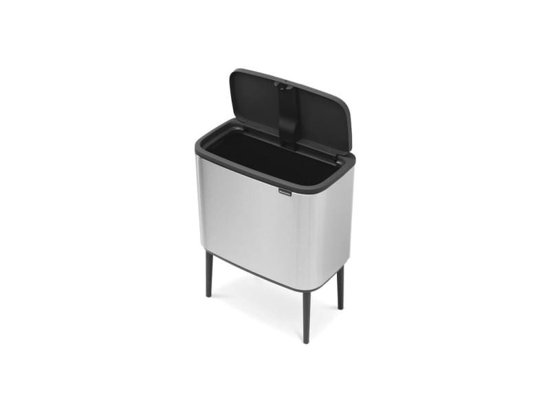 Brabantia Recyclingbehälter Bo Touch Bin 36 l, Silber