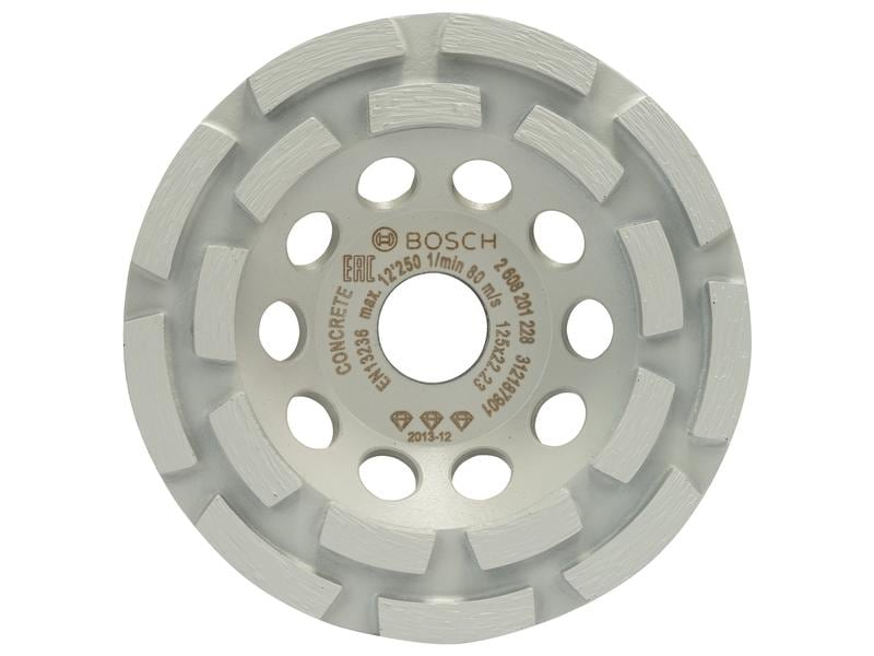 Bosch Professional Diamanttopfscheibe Best for Concrete, 12.5 cm, Zubehörtyp: Schleifscheibe, Durchmesser: 125 mm, Für Material: Beton, Set: Nein