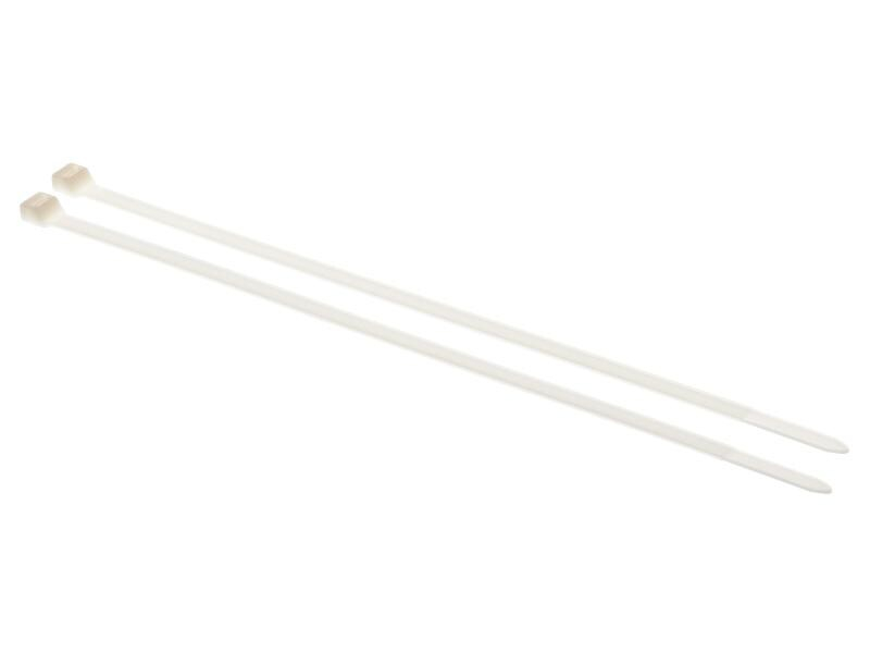 VR-Technics Kabelbinder Transparent 300 mm x 7.6 mm, Breite: 7.6 mm, Länge: 300 mm, Produkttyp: Kabelbinder, Ausstattung Kabelmanagement: Keine, Verpackungseinheit: 100 Stück, Material: Nylon