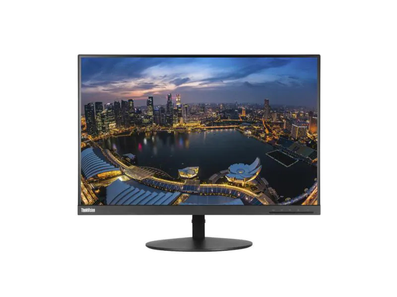 Lenovo T24d, 24 Zoll LED, 1920 x 1200 Pixel Full HD, 16:10, DVI VGA HDMI USB, Schwarz