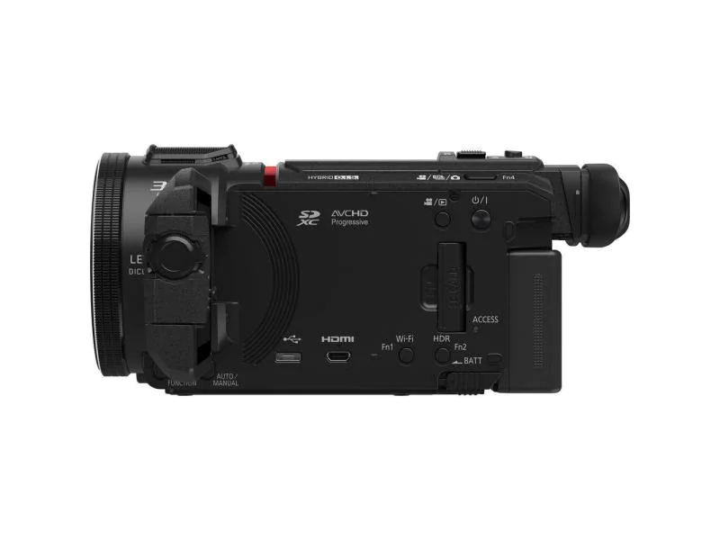 Panasonic Videokamera HC-VXF11, Widerstandsfähigkeit: Frostbeständig, Spritzwasserdicht, Staubgeschützt, GPS: Nein, Bildschirmdiagonale: 3 ", Detailfarbe: Schwarz, Schnittstellen: 3,5-mm-Kopfhöreranschluss, Micro-HDMI, 3,5-mm-Mikrofoneingang, Bildsuch