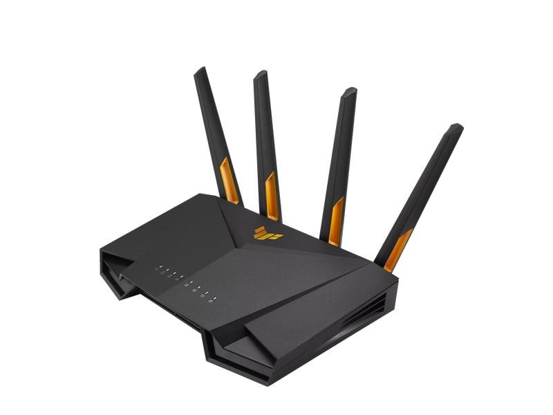 ASUS Router TUF Gaming AX3000 V2 (TUF-AX3000 V2), Anwendungsbereich: Gaming, RJ-45 Anschlüsse: 5, RJ-45 Geschwindigkeit: 1/2.5 Gbit/s, WAN Anschlüsse: 1, WLAN Standard: IEEE 802.11a (Wi-Fi 1), IEEE 802.11b (Wi-Fi 2), IEEE 802.11g (Wi-Fi 3), IEEE 802.11a