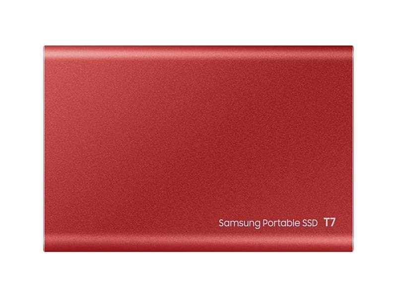 SAMSUNG MEMORY SSD Portable T7 1TB MU-PC1T0R/WW USB 3.1 Gen. 2 Metallic Red