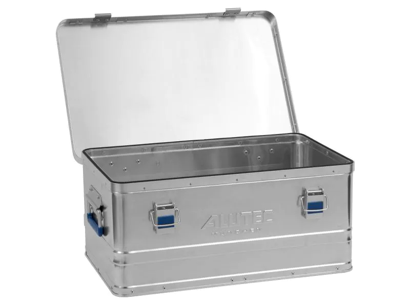 ALUTEC Aluminiumbox Basic 40 560x370x245, Produkttyp: Aufbewahrungsbox, Tiefe: 560 mm, Breite: 370 mm, Nutzinhalt Gesamt: 40 l, Farbe: Aluminium, Höhe: 245 mm