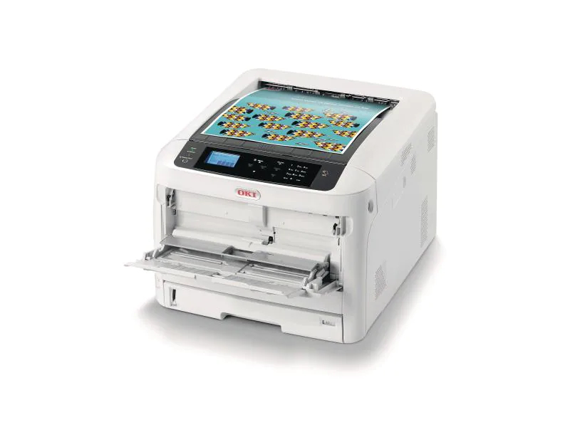 OKI C844dnw, Farblaser Drucker, A3, 36 Seiten pro Minute, Drucken, Duplex und WLAN