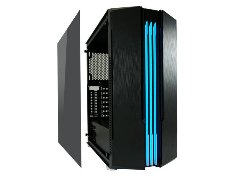 LC-Power PC-Gehäuse Gaming 702B - Skyscraper_X, Netzteil vorinstalliert: Nein, Farbe: Schwarz, Anzahl Lüfterplätze: 6, Sichtfenster: Ja, Gehäuse Bauart: Mid-Tower, Unterstützte Mainboards: ATX, Mini-ITX, Micro-ATX