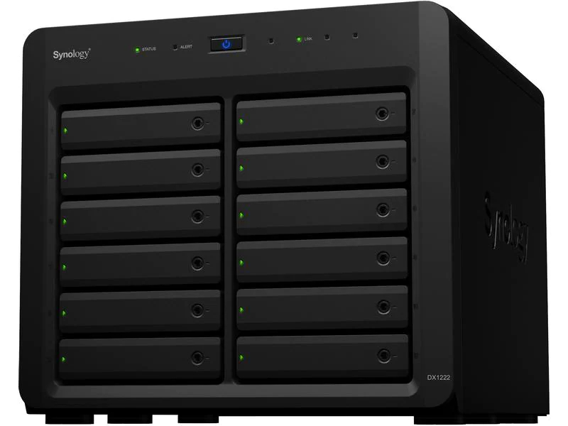 Synology NAS-Erweiterungsgehäuse DX1222, Anzahl Laufwerkschächte: 12