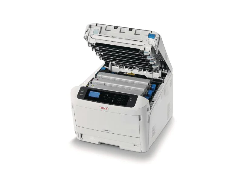 OKI C844dnw, Farblaser Drucker, A3, 36 Seiten pro Minute, Drucken, Duplex und WLAN