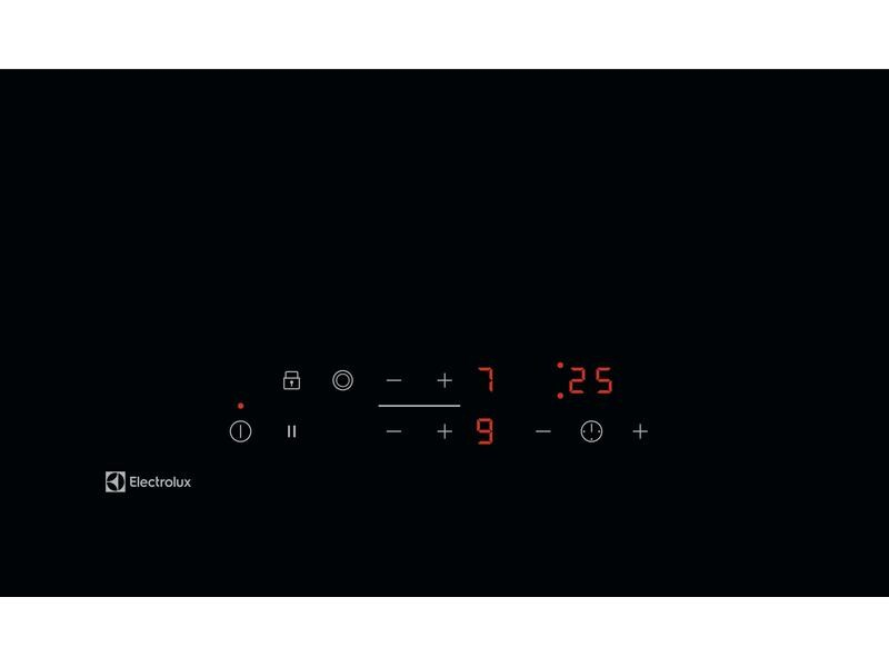 Electrolux Glaskeramik-Kochfeld GK58YCN Aufliegend, Kochfeldtyp: Glaskeramik, Bedienungsart: Elektronisch, Anzahl Herdplatten: 4, Rahmenart: Aufliegend, Eingangsspannung: 230 V, Tiefe: 50.6 cm