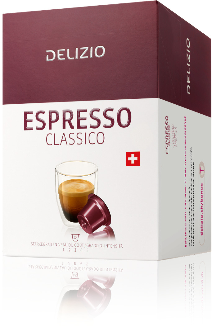 DELIZIO Kaffeekapseln 10185086 Espresso 48 Stk.