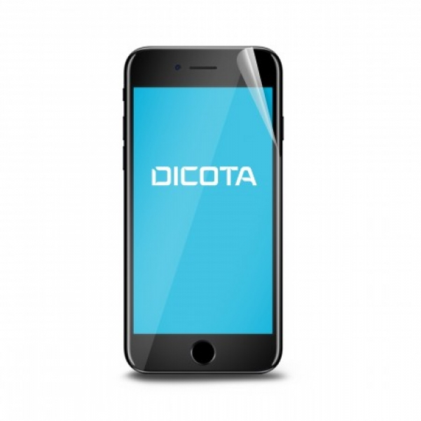 DICOTA Bildschirmfolie Anti Glare Mobiltelefon Kompatibilität: iPhone 7 Plus, Folien Effekt: Fettabweisend, Entspiegelt, Transparent, Kratzfest, Verpackungseinheit: 1 Stück