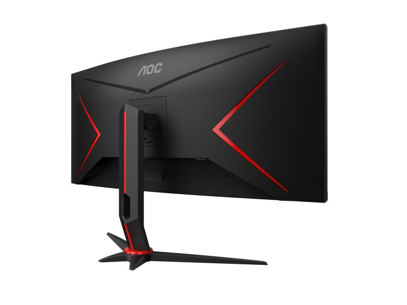 AOC CU34G2X/BK, 34 Zoll LED, 3440 x 1440 Pixel Full HD, 21:9, HDMI USB, Schwarz