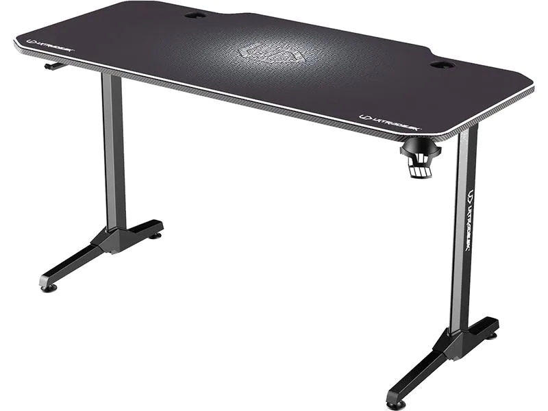 Ultradesk Gaming Tisch Frag Weiss, Beleuchtung: Nein, Höhenverstellbar: Nein, Detailfarbe: Weiss, Material: Stahl