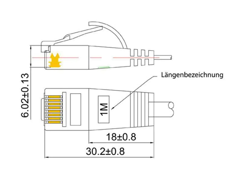 Wirewin Slimpatchkabel Cat 6, UTP, 3 m, Orange, Farbe: Orange, Form: Flach, Zusatzfunktionen: Mit Klinkenschutz, Längenaufdruck auf Stecker, Länge: 3 m, Anschlüsse LAN: RJ45 - RJ45, Produkttyp: Slimpatchkabel