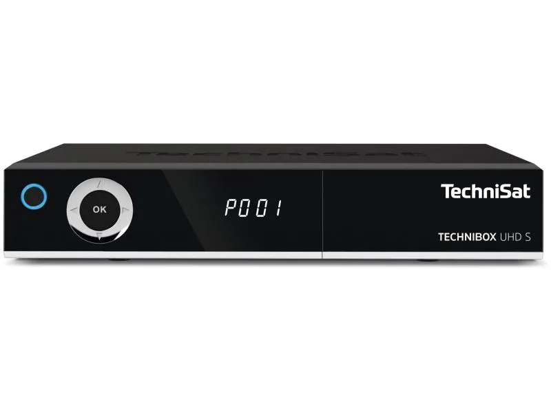 Technisat SAT-Receiver Technibox UHD S, WLAN: Ja, Abmessungen: 31 cm (B) x 8 cm (H) x 19.5 cm (T), Tuner-Signal: DVB-S2 (Satellit), Schnittstellen: null, Auflösung: 3840 x 2160 (Ultra HD 4K), Tiefe: 0.195 m