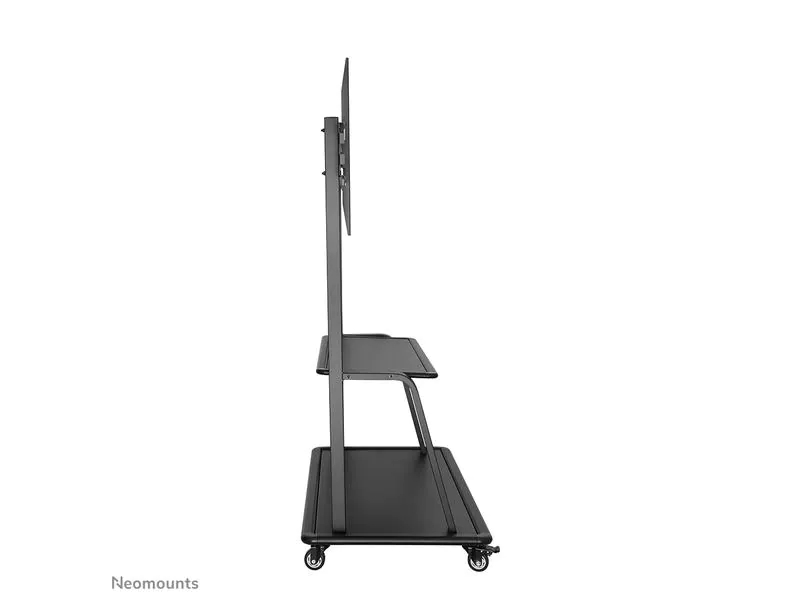 Neomounts by NewStar TV-Trolley NS-M4000BLACK Schwarz, Eigenschaften: Höhenverstellbar, Kabelführung, Höhenverstellbar: Ja, Detailfarbe: Schwarz, VESA Norm: 800x800 mm, 500x400 mm, 800x600 mm, 400x200 mm, 600x200 mm, 400x300 mm, 200x500 mm, 800x500 mm,