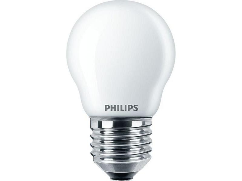 Philips Professional Lampe CorePro LEDLuster ND 2.2-25W P45 E27 FRG, Energieeffizienzklasse EnEV 2020: E, Lampensockel: E27, Dimmbar: nicht dimmbar, Leuchtmittel Technologie: LED, Lichtstärke: 250 lm, Geeignet für: Hochvolt