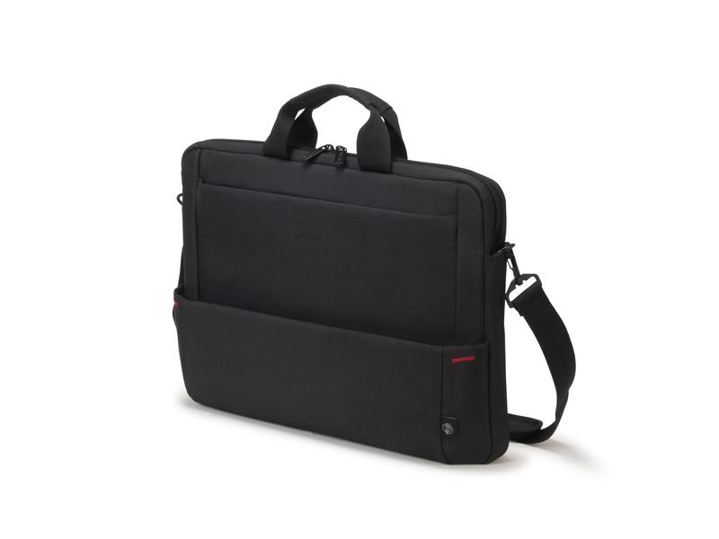DICOTA Notebooktasche Eco Slim Case Plus Base 15.6 ", Taschenart: Notebook/Druckertasche, Tragemöglichkeit: Schulterriemen, Handgriff, Trolley-Band: Ja, Bildschirmdiagonale: 15.6 ", Farbe: Schwarz, Zusatzfächer: Einschubtasche