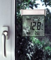 TFA Digitales Fensterthermometer "Vision", zum Ablesen der Auáentemperatur (-25øC ... +70øC),