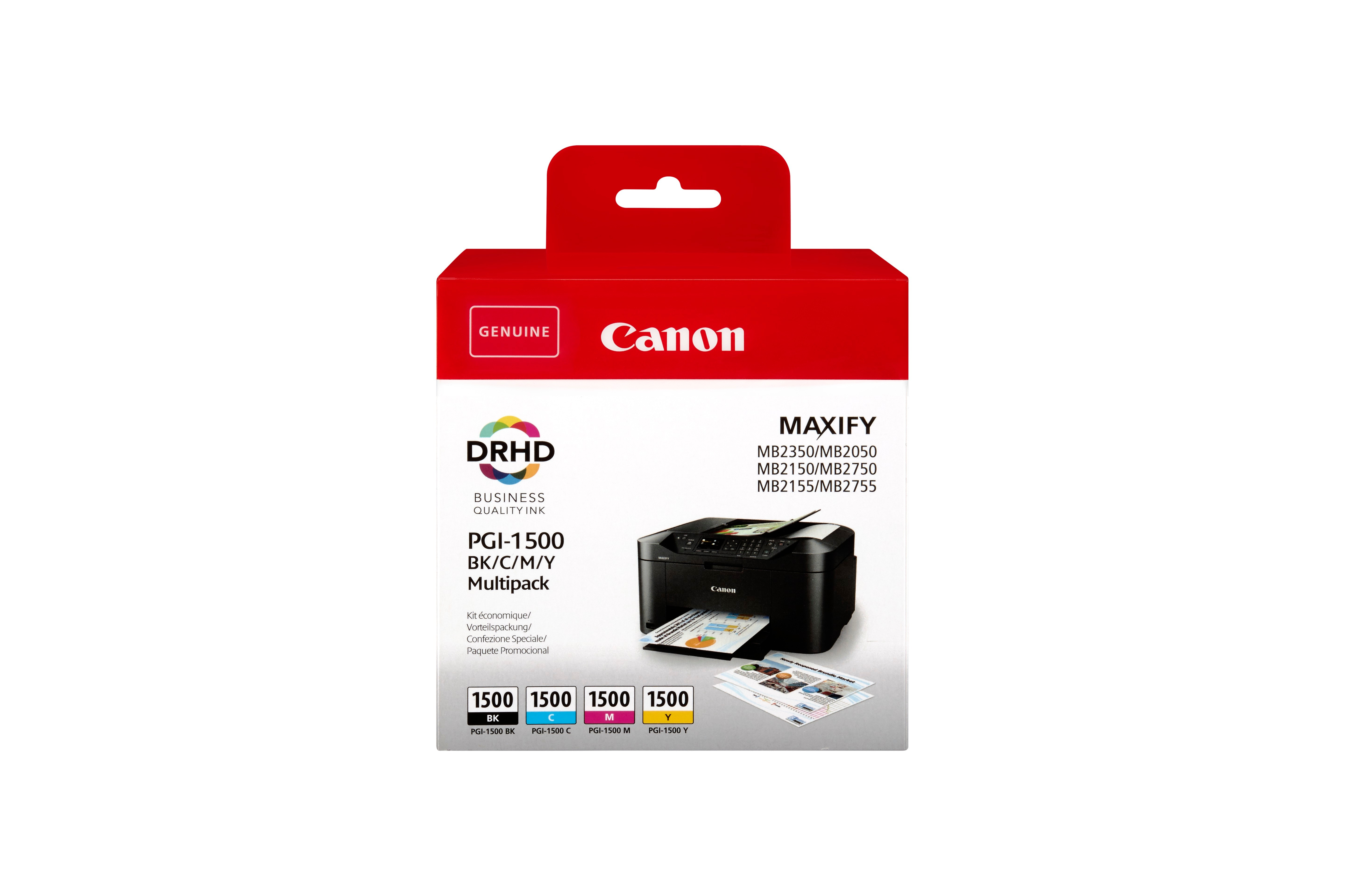 CANON Multipack Tinte BKCMY PGI-1500 P MAXIFY MB2050/MB2350 400/300S.