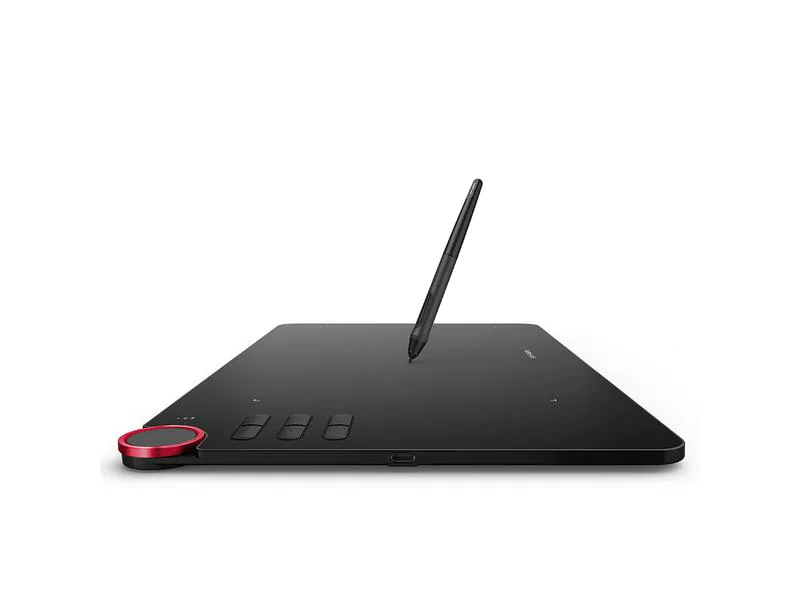 XP-PEN Stifttablet Deco 03, Aktive Arbeitsfläche: 256.32 mm x 144.18, Anzahl Druckstufen: 8192 ×, Detailfarbe: Schwarz, Schnittstellen: USB Typ A, USB Typ C, Display vorhanden: Nein, Kabellos: Ja