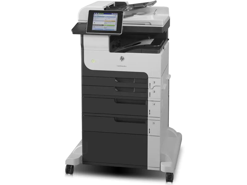 Hewlett-Packard HP Enterprise 700 MFP M725f, Schwarzweiss Laser Drucker, A3, 41 Seiten pro Minute, Drucken, Scannen, Kopieren, Fax, Duplex und WLAN