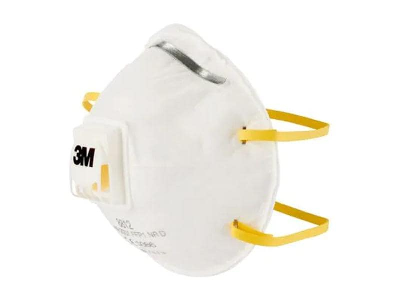3M Atemschutzmaske 8812, FFP1, Ventil, 3 Stück, Maskentyp: Einwegmaske, Grösse: Einheitsgrösse, Schutzklasse: FFP1, Detailfarbe: Weiss